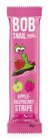 PRZEKĄSKA STRIPE JABŁKO-MALINA BEZ DODATKU CUKRÓW BEZGLUTEN 14g-BOB SNAIL