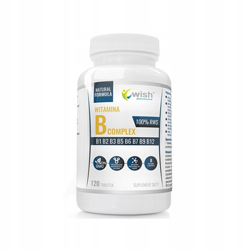 Wish Pharmaceutical dietary supplement Vitamin B Complex tablets 120 pcs.