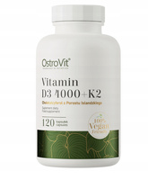OstroVit VITAMIN D3 4000 K2 VEGE 120 caps of BONES