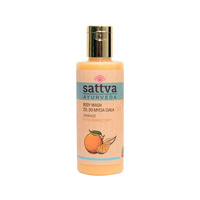 ŻEL DO MYCIA CIAŁA POMARAŃCZOWY 210 ml - SATTVA (AYURVEDA)