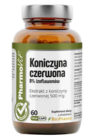 KONICZYNA CZERWONA EKSTRAKT (500 mg) BEZGLUTENOWY 60 KAPSUŁEK - PHARMOVIT