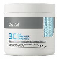 Multi-tasking powder OstroVit CLA Carnitine Chromium raspberry flavor 150 g