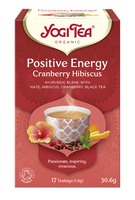 HERBATKA ENERGIA ŻURAWINA HIBISKUS  BIO (17 x 1,8 g) 30,6 g - YOGI TEA