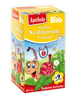 HERBATKA DLA DZIECI - NA ODPORNOŚĆ TRUSKAWKA PO 9 MIESIĄCU BIO(20x2g)40g