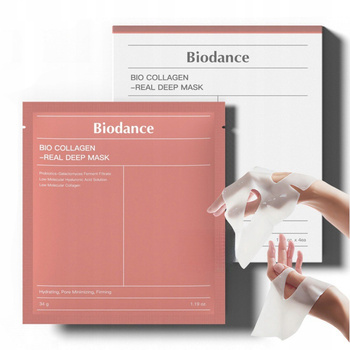 4 Pcs Biodance Bio-collagen Real Deep Mask, Moisturizing Mask