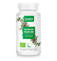 MĘCZENNICA CIELISTA (PASSIFLORA) BIO (125 mg) 120 KAPSUŁEK - PURASANA