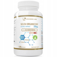 PROGRESS LABS ORGANIC SELENIUM 200mcg 120caps THYROID SKIN HAIR