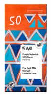CZEKOLADA MLECZNA GORZKA 50 % KAKAO BIO 80 g - VIVANI