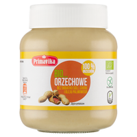 KREM Z ORZESZKÓW ZIEMNYCH PRAŻONYCH 100% BEZGLUTENOWY BIO 360g PRIMAVIKA