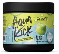 AQUA KICK BRAIN FOCUS OSTROVIT DRINK INOSITOL B12 B6 ASHWAGANDA GREEN APPLE