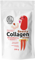 SHAKE KOLAGENOWY Z WITAMINĄ C I TRUSKAWKĄ 200 g - DIET-FOOD (WOMEN)