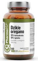 DZIKIE OREGANO EKSTRAKT (300 mg) BEZGLUTENOWY 60 KAPSUŁEK - PHARMOVIT