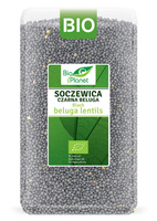 SOCZEWICA CZARNA BELUGA BIO 1 kg - BIO PLANET