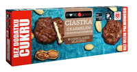 CIASTKA KARMEL I ORZESZKI ZIEMNE BEZ DODATKU CUKRÓW 128g PURE&GOOD