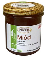 MIÓD WRZOSOWY BIO 400 g - PASIEKA PUCER