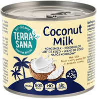 COCONUT MILK - NAPÓJ KOKOSOWY BEZ GUMY GUAR (22 % TŁUSZCZU) BIO 200 ml