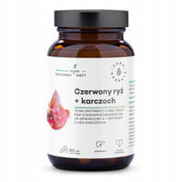 Suplement Aura Herbals fermentowany czerwony ryż karczoch 0,19 ml 60 szt.