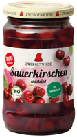 WIŚNIE W LEKKIM SYROPIE BEZGLUTENOWE BIO 360g (195g) (SŁOIK) - ZWERGENWIESE